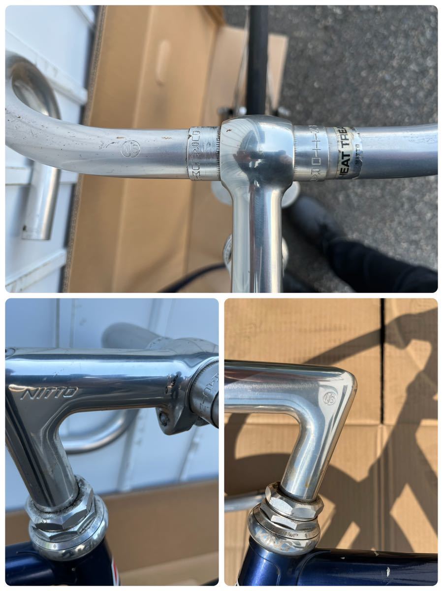 BRIDGESTONE NJS ピストバイク ブリヂストン wound upフォーク付 BRIDGESTONE NJS ピストバイク ブリヂストン wound upフォーク付