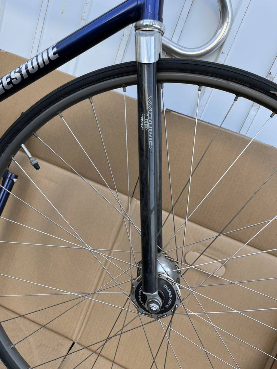 BRIDGESTONE NJS ピストバイク ブリヂストン wound upフォーク付 BRIDGESTONE NJS ピストバイク ブリヂストン wound upフォーク付