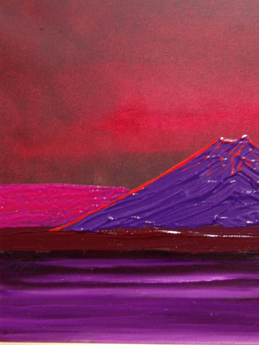 { country beautiful .}TOMOYUKI*..,[ Mt Fuji .], oil painting .,F6 number :40,9×31,8cm, one point thing, new goods high class oil painting amount attaching, autograph autograph * genuine work with guarantee 