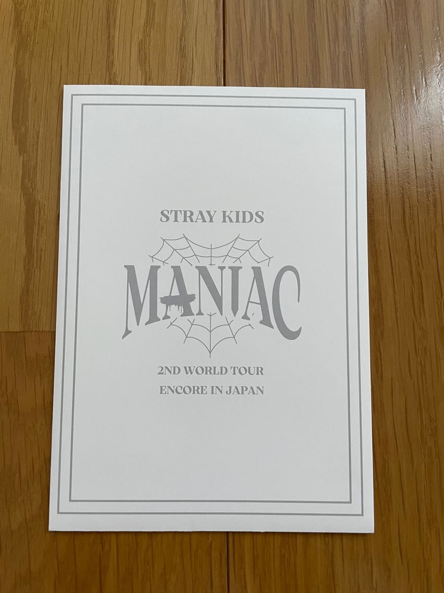 Stray Kids スキズ MANIAC マニアックアンコール ライブフォトトレカ Hyunjin ヒョンジン 新品未開封品