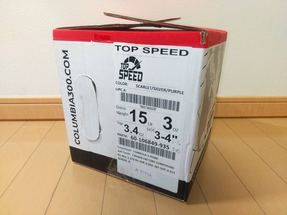 トップスピード_コロンビア300／COLUMBIA 300_TOP SPEED／ 15ポンド【中古】_元箱