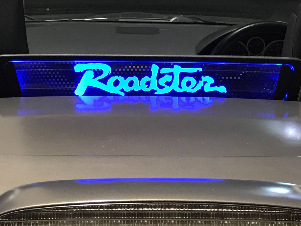 Valkyrie style ロードスターNC専用 NCEC　ウィンドディフレクター バージョンS Roadster 文字 LEDブルー リモコン付き;;;;;;_画像4