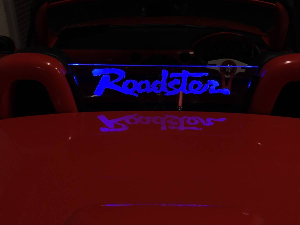Valkyrie style ロードスターNC専用 NCEC　ウィンドディフレクター バージョンL Roadster 文字 LEDブルー リモコン付き:！！！！_画像7