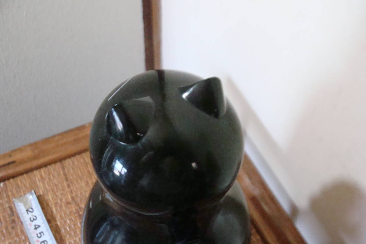 ヘリオス helios Vacuum Jug 魔法瓶 ドイツ製 黒猫 サーモキャット ポット　現状品_画像5