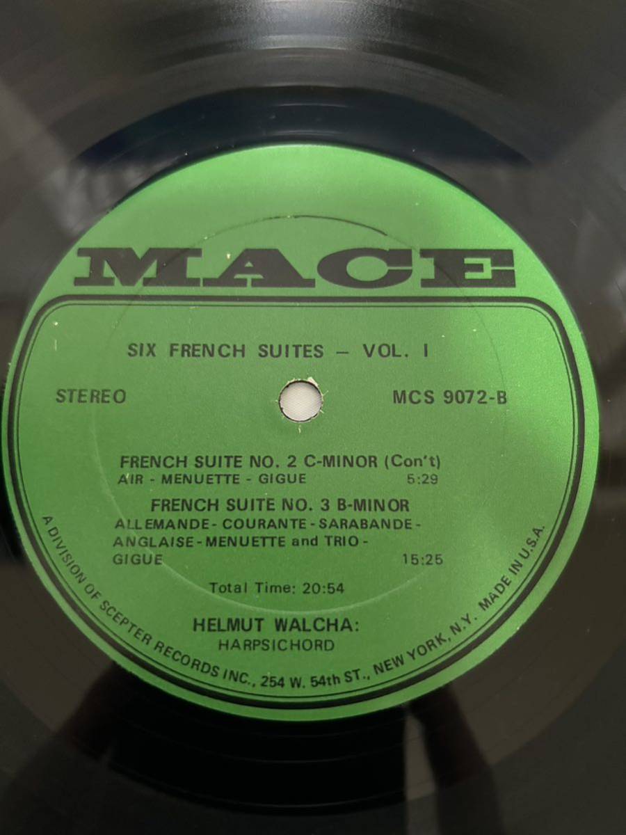 ◎K234◎LP レコード Walcha ヴァルヒャ US盤 2枚まとめて/Six French Suites Vol.1/Vol.2/MCS-9072/9073_画像6