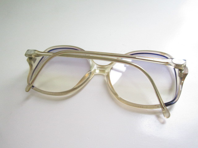 籠◆ビンテージ　レトロ　LUNETTES　SEINE　WHISPER　リュネッツ　クリアｘネイビー系　サングラス　眼鏡　程度良品_画像7