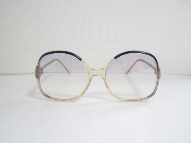 籠◆ビンテージ　レトロ　LUNETTES　SEINE　WHISPER　リュネッツ　クリアｘネイビー系　サングラス　眼鏡　程度良品_画像9