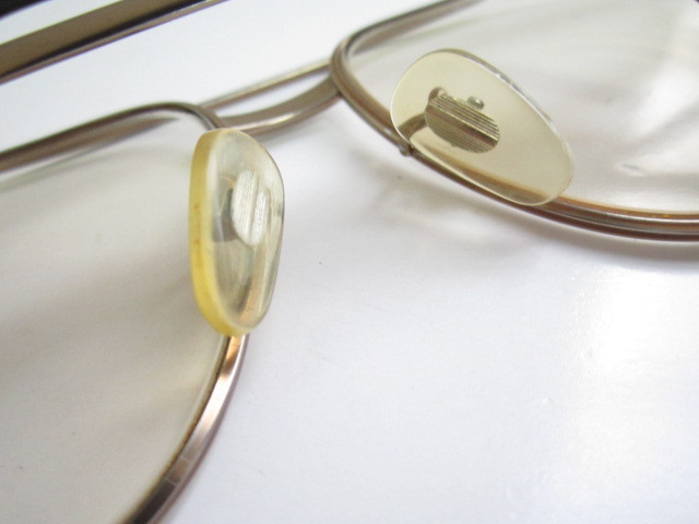 H◆ビンテージ　レトロ　KOKI　METAL　132　Ni-Cr　コーキ　メタル　ウェリントン型　ツーブリ　眼鏡　程度良品
