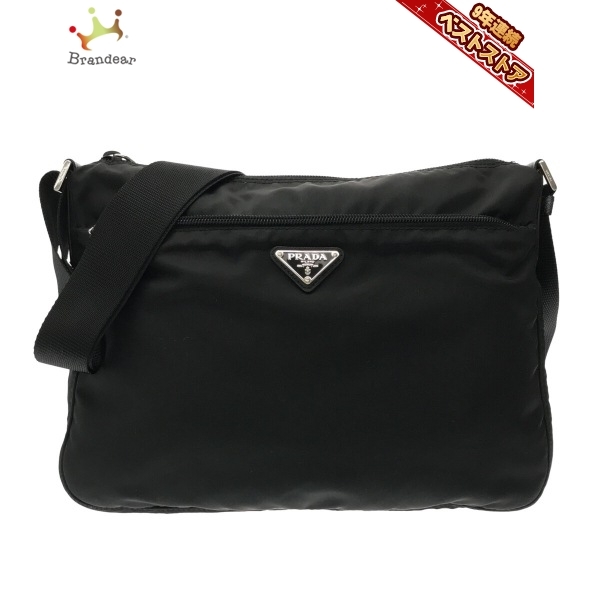 プラダ PRADA ショルダーバッグ 1BC421 - ナイロン 黒 ポーチ無し