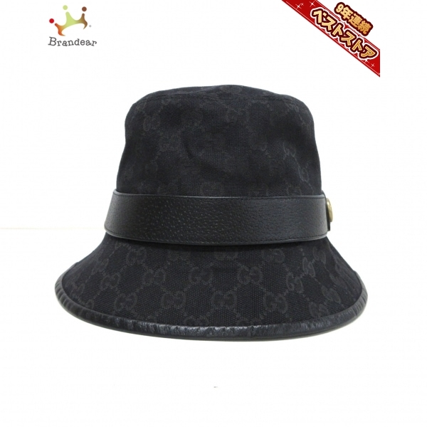 グッチ GUCCI ハット 58cm M 576587 4HG53 GGキャンバス バケット
