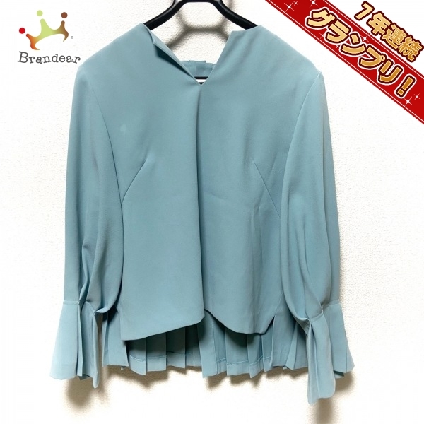 期間限定30%OFF! ADORE アドーア 長袖カットソー トップス プリーツ レディース ライトブルー - M サイズ38 アドーア 期間限定30%OFF! ADORE アドーア 長袖カットソー トップス プリーツ レディース ライトブルー - M サイズ38 アドーア
