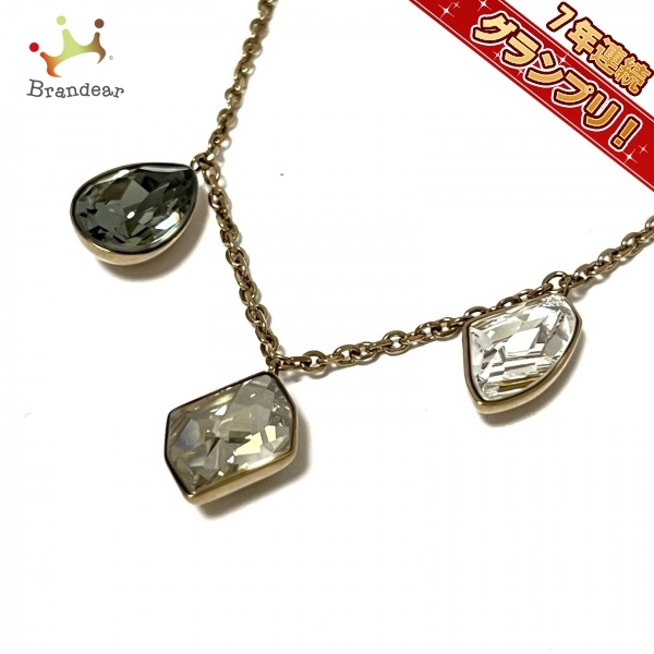 激安直営店 - ネックレス SWAROVSKI スワロフスキー スワロフスキークリスタル×金属素材 アクセサリー(首) 美品 クリア×ライトブルー×ゴールド ネックレス、ペンダント、チョーカー 激安直営店 - ネックレス SWAROVSKI スワロフスキー スワロフスキークリスタル×金属素材 アクセサリー(首) 美品 クリア×ライトブルー×ゴールド ネックレス、ペンダント、チョーカー