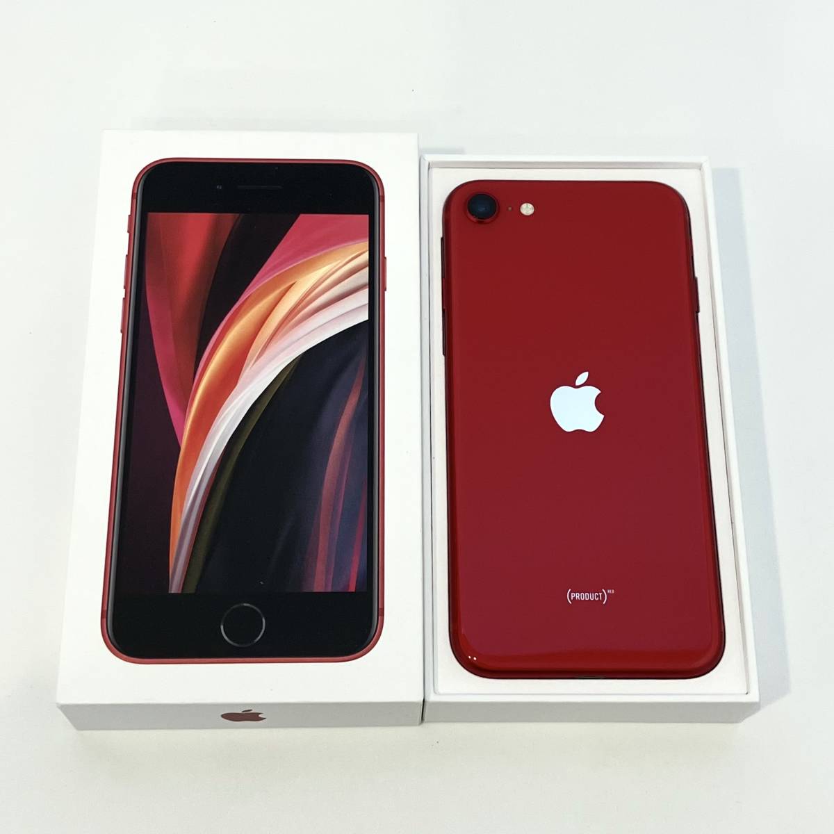 美品】iPhone SE2 第2世代 64GB simフリー RED レッド-