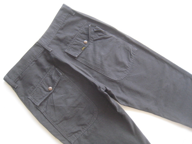 [ sale ] rare!! Lee LEE* hem ZIP attaching Baker work pants gray S