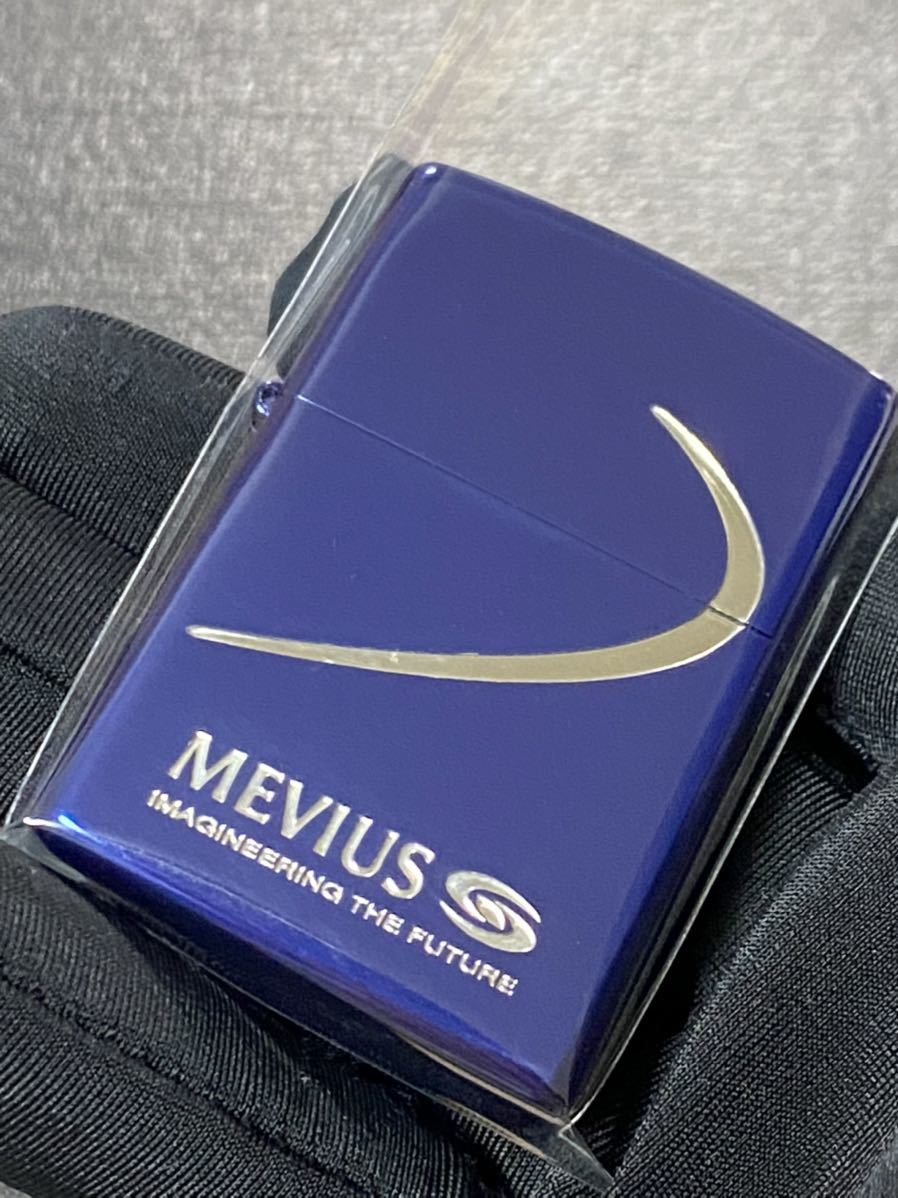zippo メビウス 限定品 ブルー 希少モデル 2015年製 ② MEVIUS シルバーインナー 2015年製