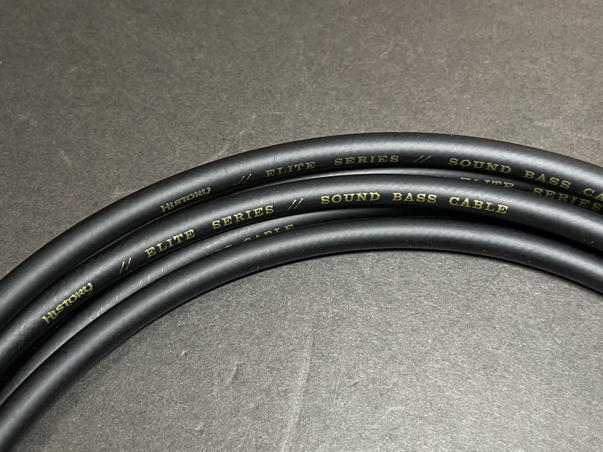 history / ELITE SERIES SOUND BASS CABLE ヒストリー エリートシリーズ 3m_画像3