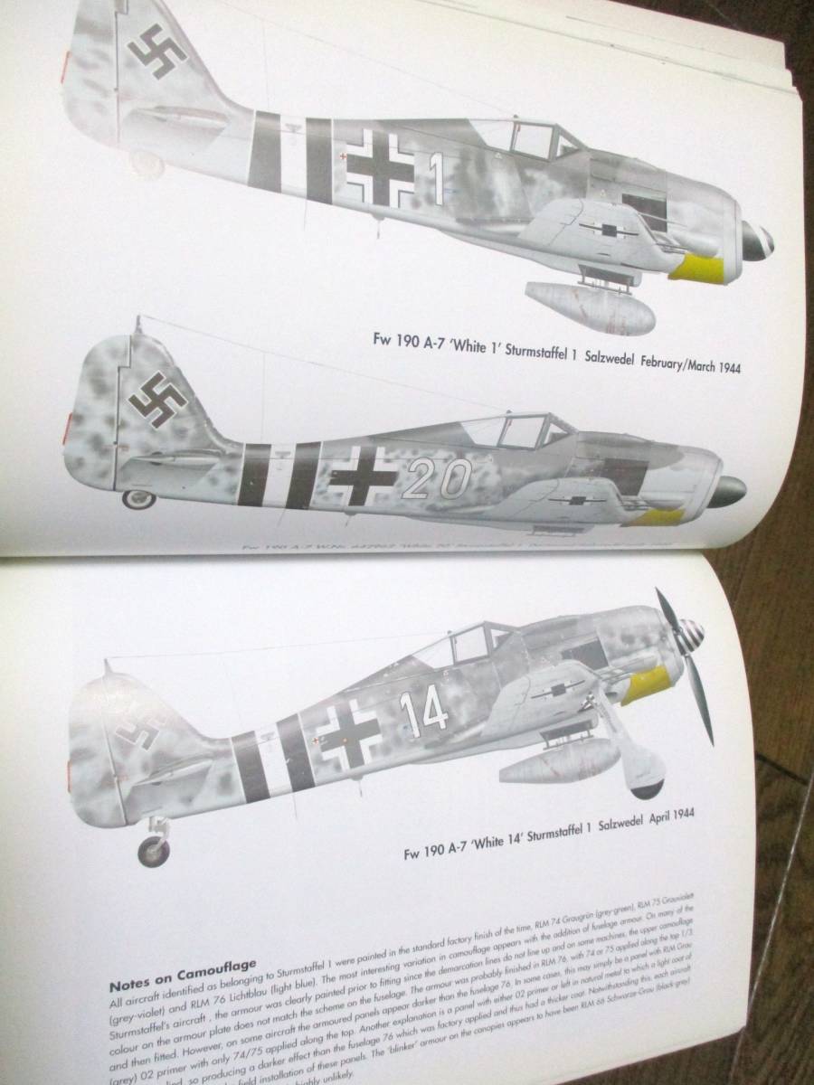 FW190/A-6 Focke-Wulf shuturum*shutaferu1 * photoalbum plastic model fighter (aircraft) nachis Germany Air Force Sturmstaffel 1 military model 
