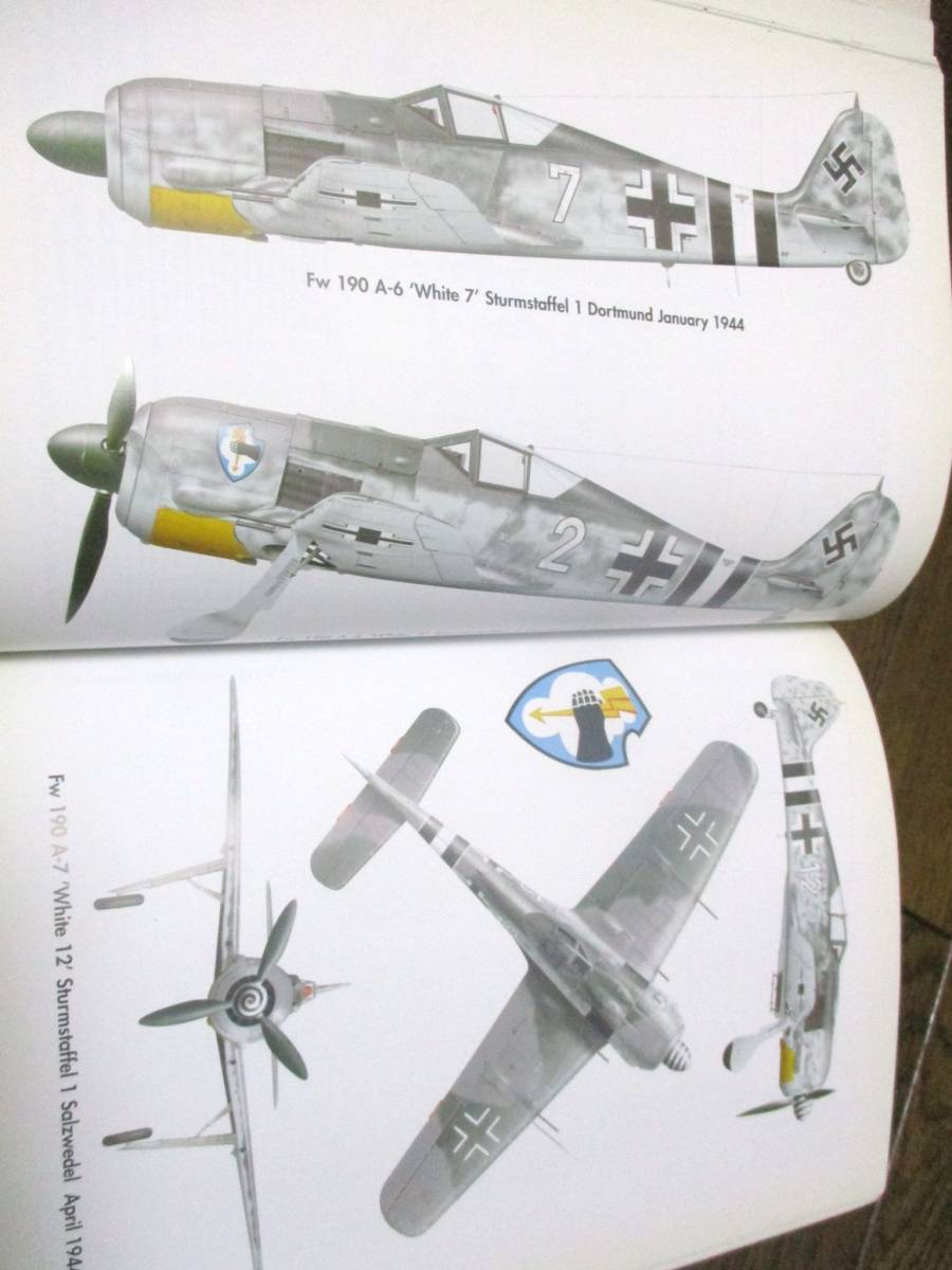 FW190/A-6 Focke-Wulf shuturum*shutaferu1 * photoalbum plastic model fighter (aircraft) nachis Germany Air Force Sturmstaffel 1 military model 