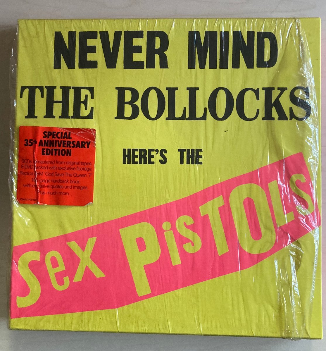 BA229 секс * piste ruzSEX PISTOLS / NEVER MIND THE BOLLOCKS ~ 35 годовщина специальный box комплект CD3 листов + DVD 7 нет зарубежная запись б/у CD+DVD