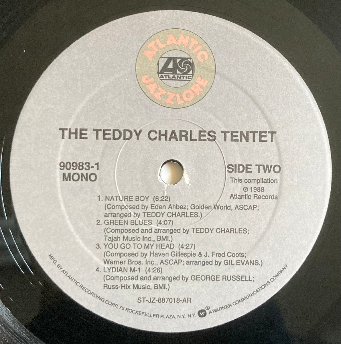 LPA22169 テディ・チャールズ・テンテット / TEDDY CHARLES TENTET 輸入盤LP USA_画像3