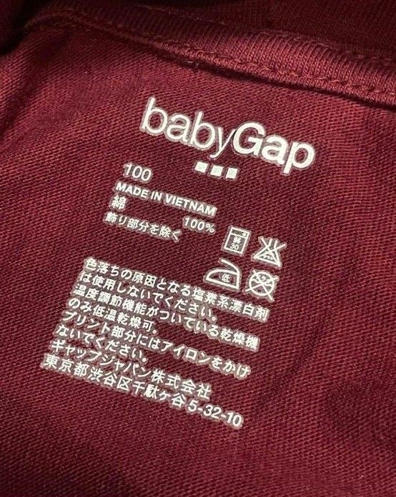 baby GAP◆ロゴ長袖カットソーパーカー、トレーナー、サイズ100ギャップ