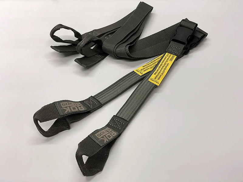 ROK straps стрейч ремешок MCfo задний -ji* зеленый ремешок длина :450mm~1500mm/ ширина :25mm 2 шт. комплект ROK00070 America производства 