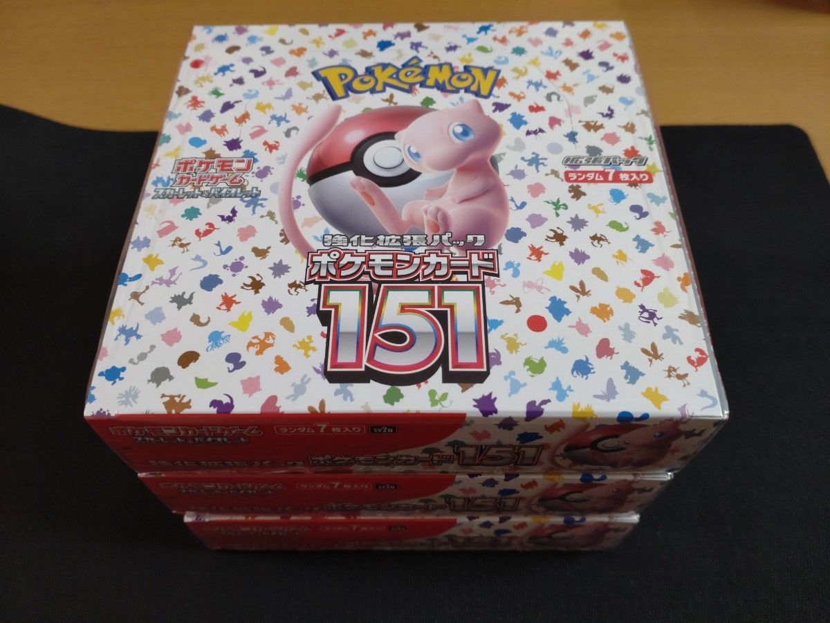 ポケモンカード 151 新品未開封 シュリンク付き 3BOXセット｜Yahoo