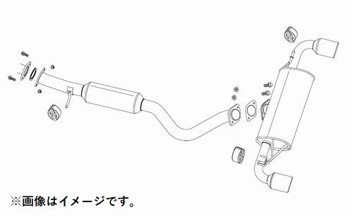 自動車関連業者直送限定 フジツボ マフラー A-R シリーズ TOYOTA トヨタ GRヤリス GXPA16 G16E 1.6 ターボ 4WD 【BG加工可能】 (570-21231)_画像2