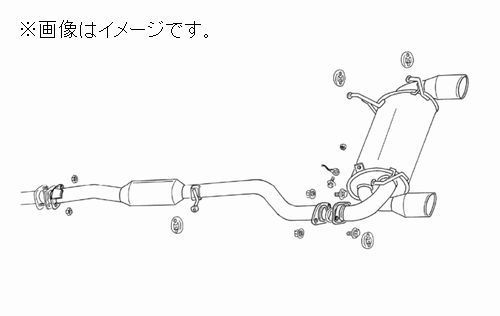 個人宅発送可能 フジツボ マフラー Legalis R 日産 CPV35 スカイライン クーペ【BG加工可能】(790-15213)_画像1