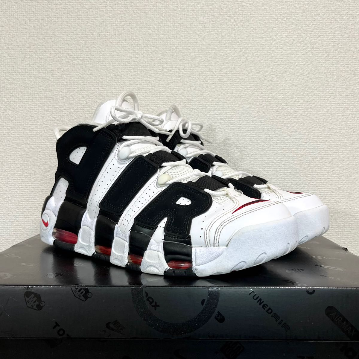 美品希少 NIKE AIR MORE UPTEMPO モアテン ゼブラ 28cm ナイキ エア