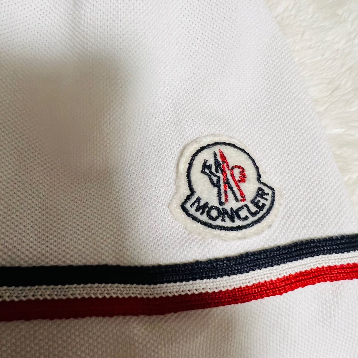 良品】MONCLER モンクレール ポロシャツ トリコロール サイズM ワン