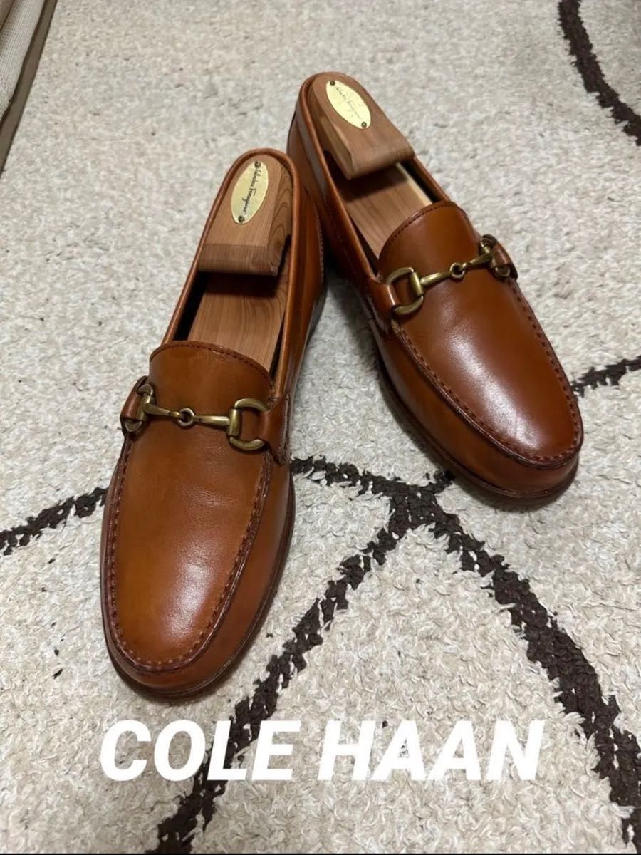 ★極美品★COLE HAAN  コールハーン ビットローファー ライトブラウン