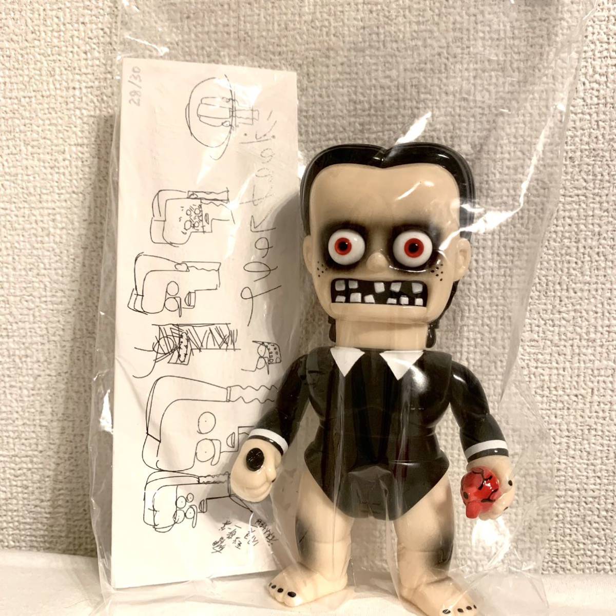 TIMEGORE箱付きRANPAGETOY×VIOLENCETOYワンオフソフビ poorkook 01 poorkooktoy ソフビ izumonster zollmen mvh