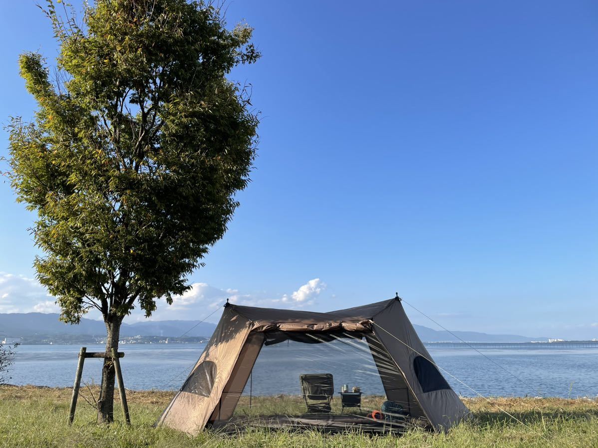 OneTigris SOLO HOMESTEAD キャンプテント 軍幕 パップテント 多機能テント ソロ用キャンプテント 3シーズン ツーリング アウトドア