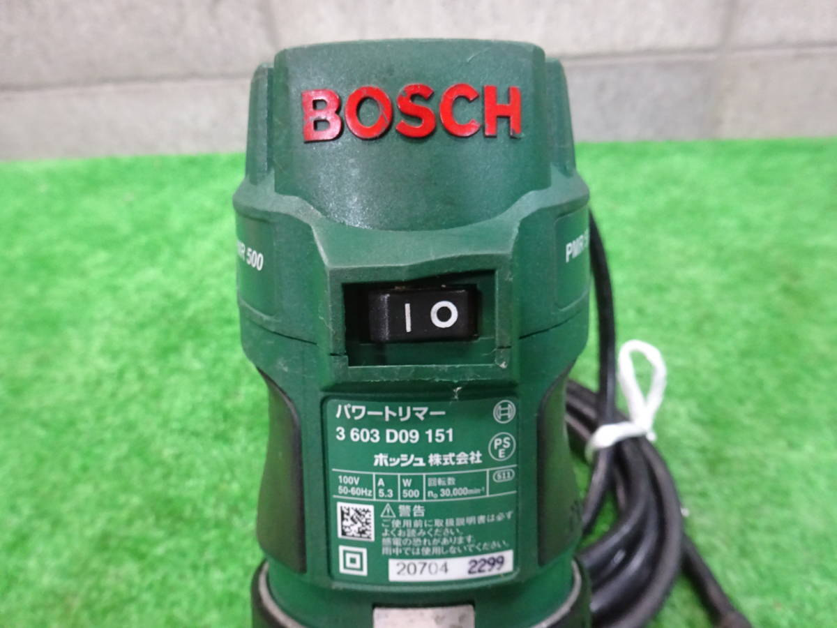 O[BOSCH] инструмент Bosch энергия триммер PMR500 100V порез . маршрутизатор б/у товар 