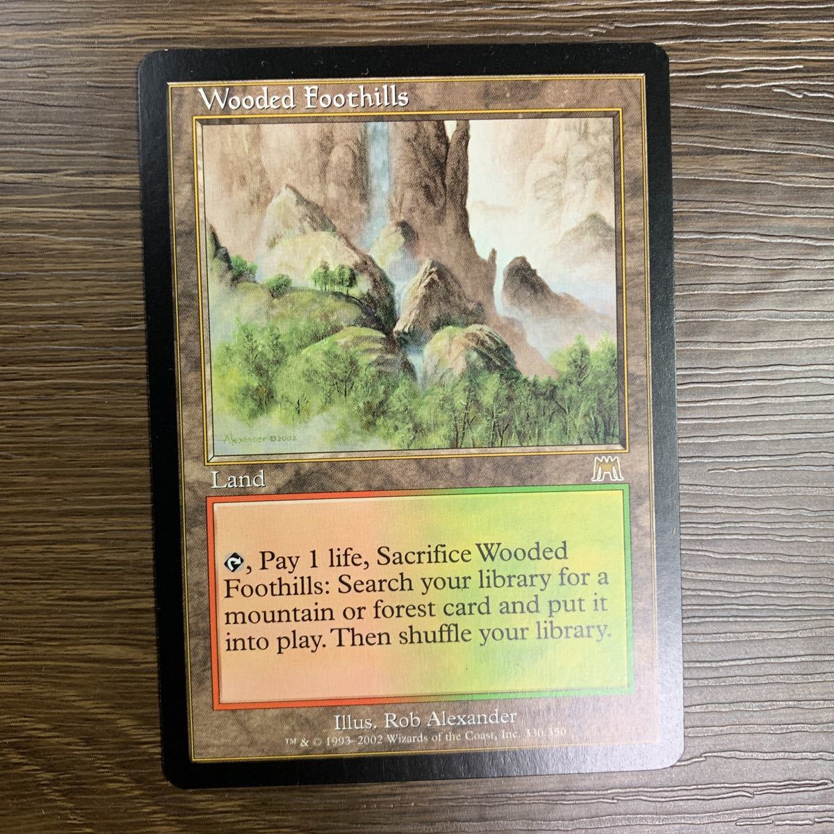 爆買い！】 MTG 英語版1枚 オンスロート 樹木茂る山麓 土地 - ziashel.com