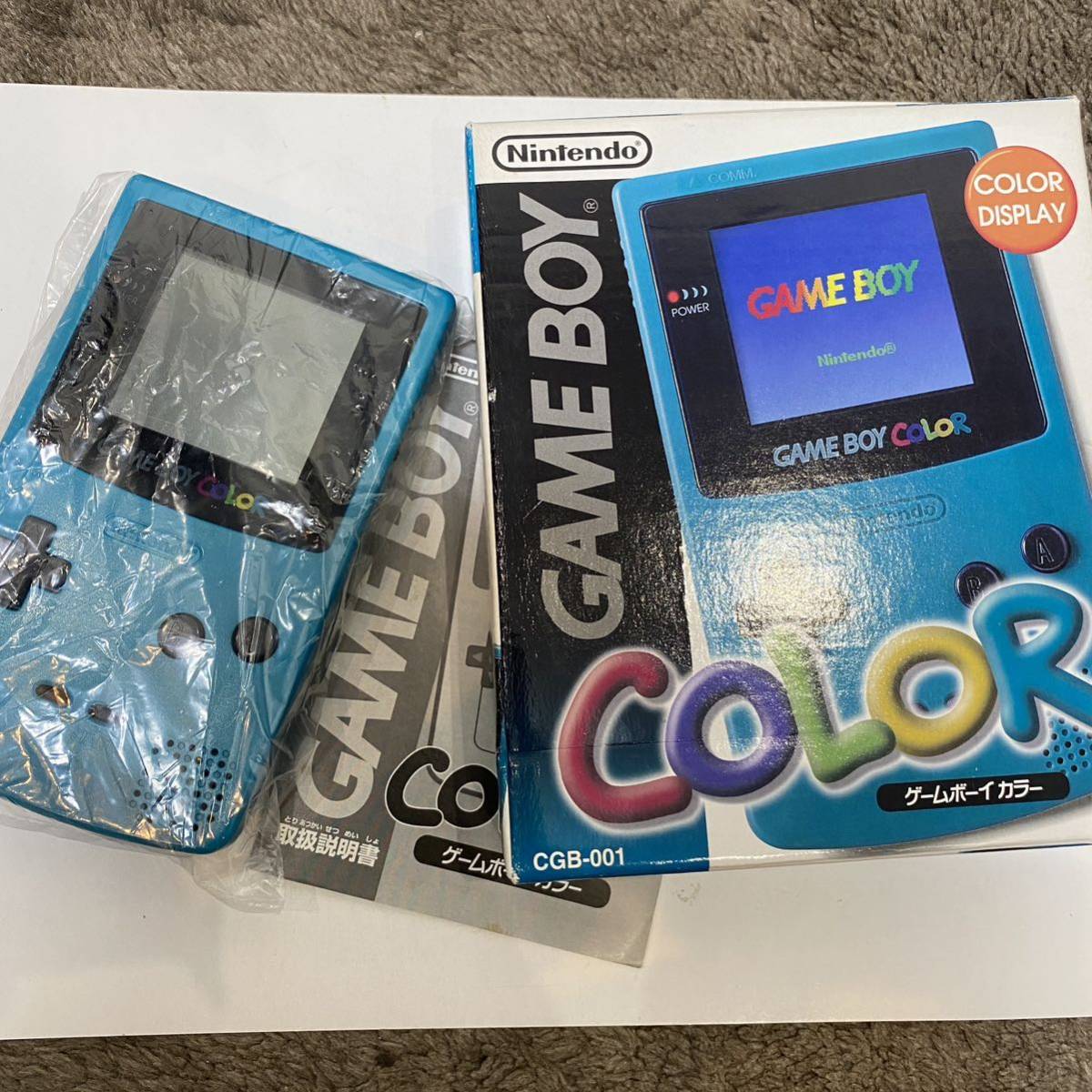 返品送料無料】 Y940☆動確済み☆Nintendo 箱・説明書付き ブルー