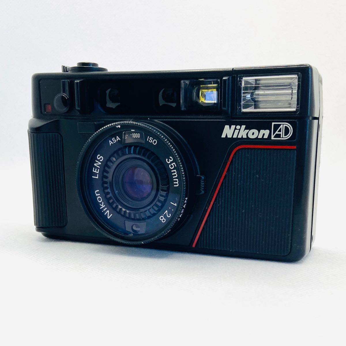 Nikon l35 ad フィルムカメラ 日本製 ios1000ピカイチ ニコン コンパクトフィルムカメラ