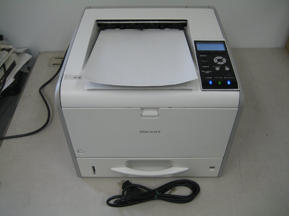 保障できる】 RICOH◎モノクロレーザープリンター◎SP 4500◎印刷枚数