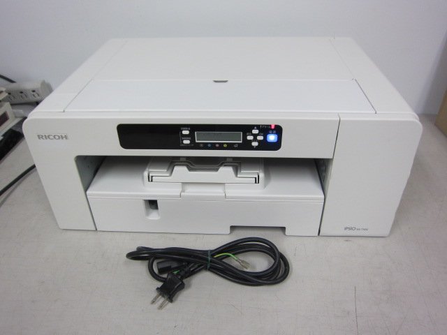 【ジャンク/通電確認のみ】★RICOH★インクジェットプリンター★IPSIO SG 7100★印刷枚数 19592/3005/0枚★インク/廃タンク欠品★a1175_画像1