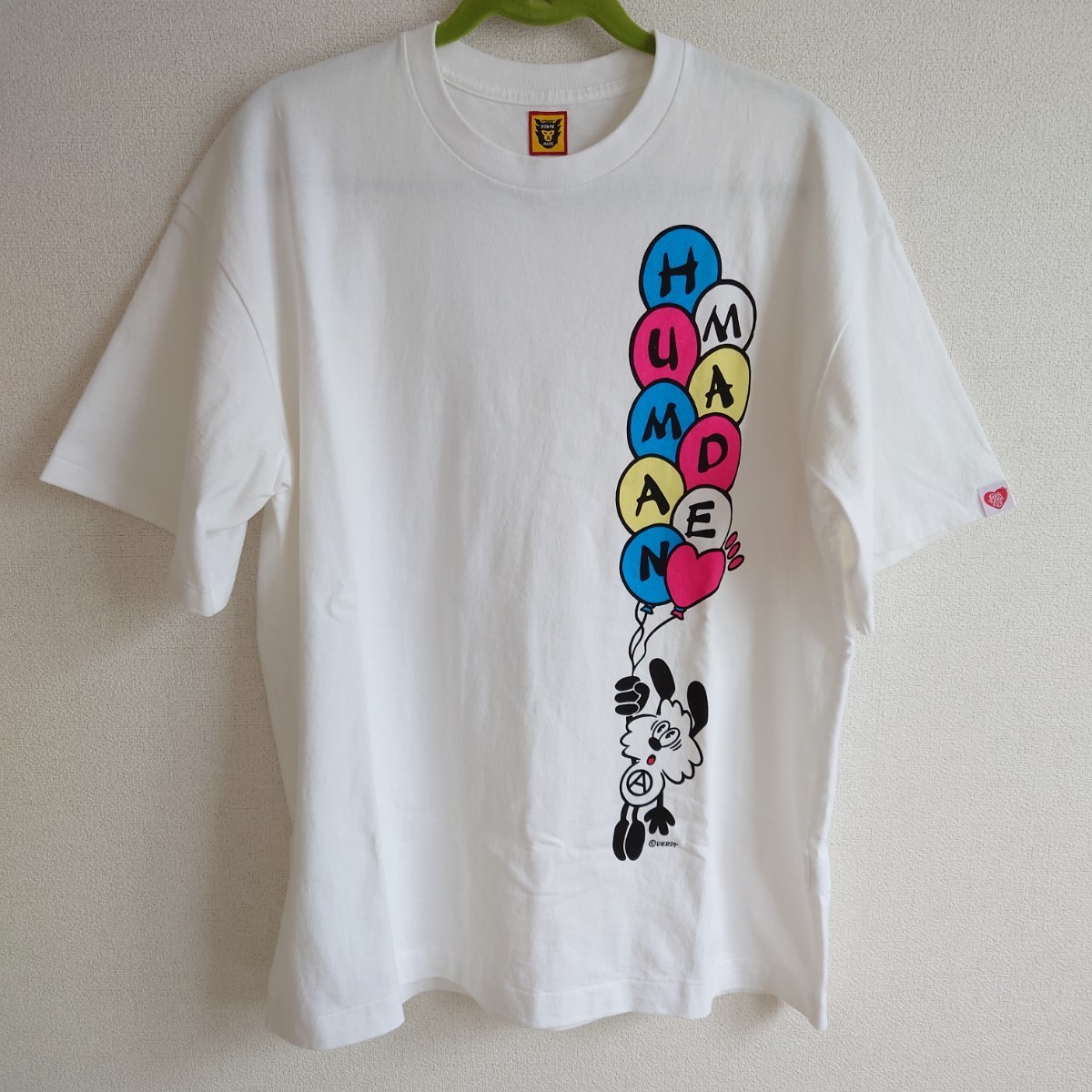 中古品 XLサイズ HUMAN MADE VICK T-SHIRT White ヒューマンメイド ヴィック Tシャツ ホワイト 白 ヒューマンメード_画像1