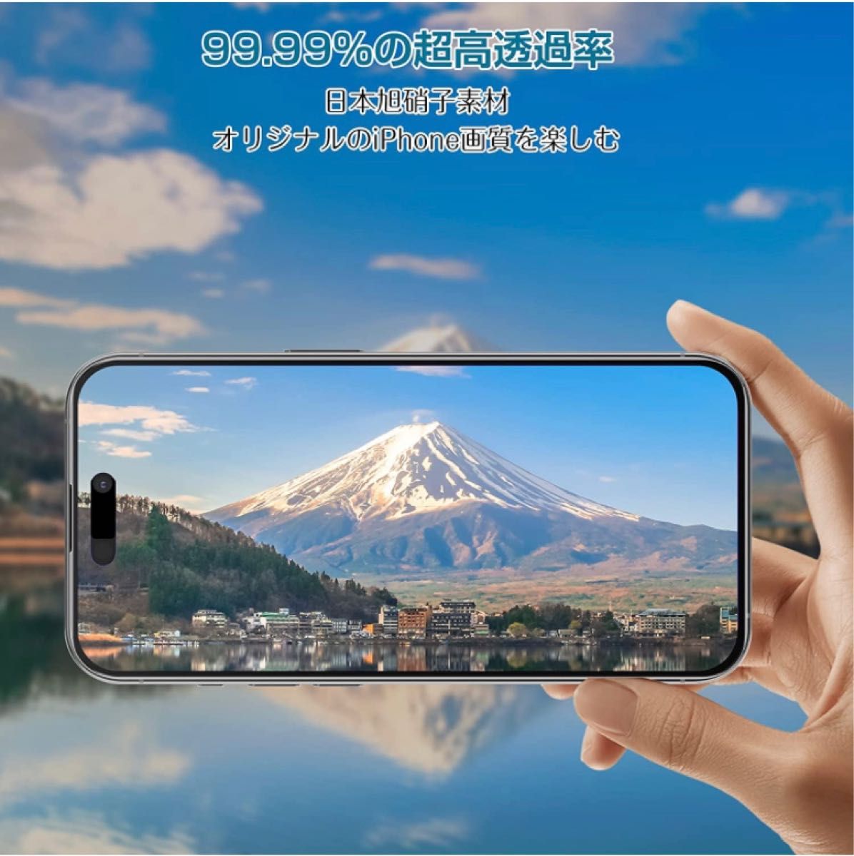 iPhone 14 Pro ガラスフィルム 2枚【日本AGC素材採用】