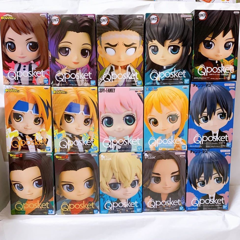 新品・送料無料【058】Qposket フィギュア 15点 鬼滅の刃 スパイ