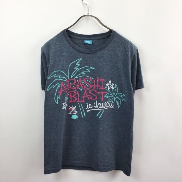 嵐 ARASHI 嵐 半袖 ライブTシャツ ライブT INhawaii グレー サイズ不明 レディース_画像1