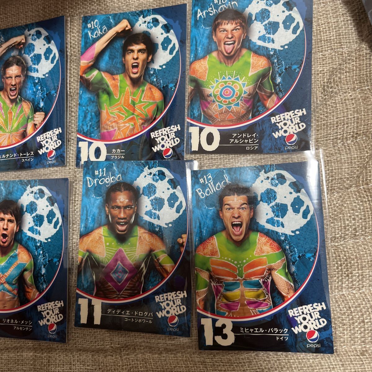 レア ペプシ サッカー カード PEPSI FOOTBALL 2010 REFRESH YOUR WORLD