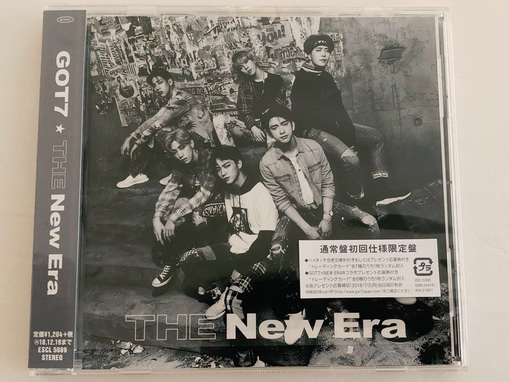 新同 GOT7 THE New Era 通常盤 初回仕様 CD ユギョム Yugyeom トレカ 応募券 クリアファイル ゆぎょむ_画像2