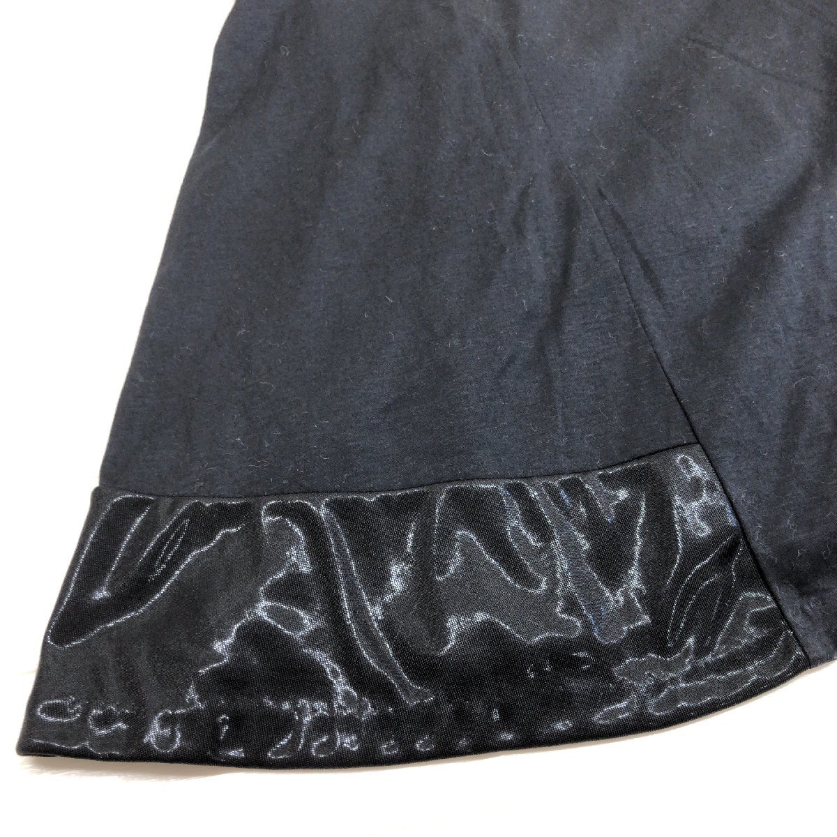 JILL STUART ジルスチュアート リボン装飾 フレア ドレス ワンピース 0(S) 黒 ブラック ノースリーブ 日本製 国内正規品 レディース 女性用_画像6