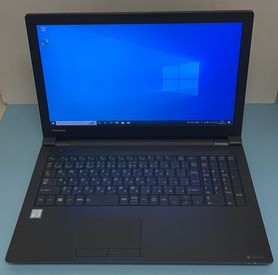 最新情報 中古ノートパソコン☆Windows10☆toshiba 128GB/15インチ以上