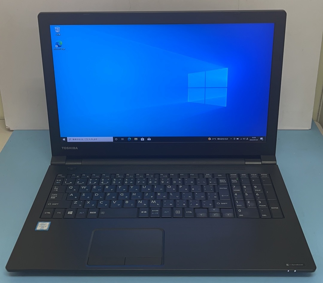 特価商品 中古ノートパソコン☆Windows10☆toshiba 128GB/15インチ以上