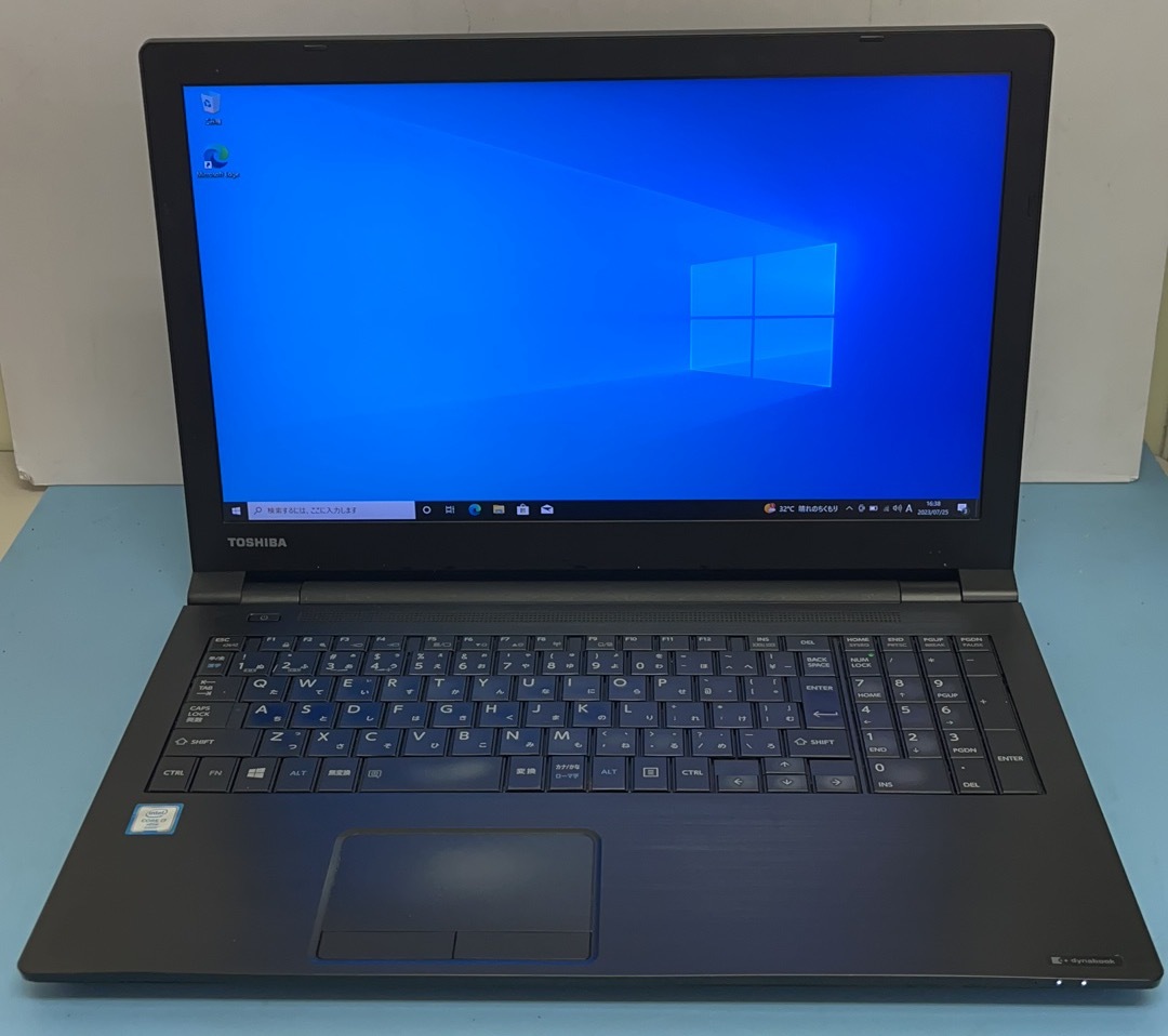 最安値挑戦！】 中古ノートパソコン☆Windows10☆toshiba 128GB/15